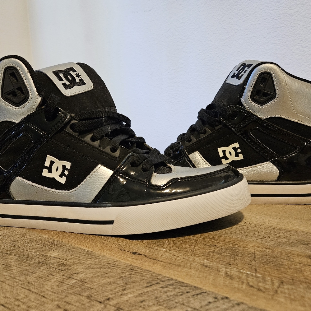 DC silver and black